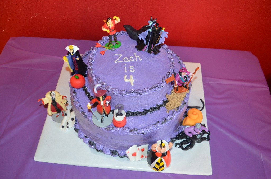 Villain Cake top view