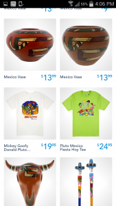 I found a shirt that my son liked by searching for "Mexico."