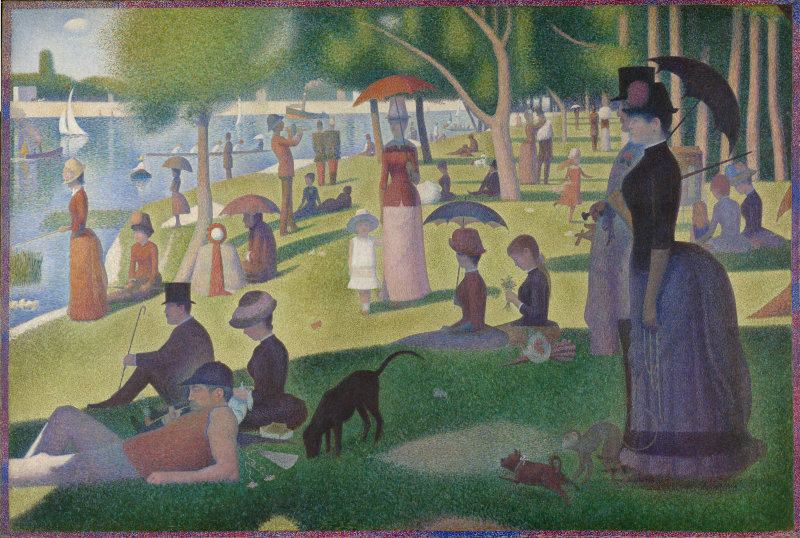 A Sunday Afternoon on the Island of La Grande Jatte Image Credit: Art Institute of Chicago