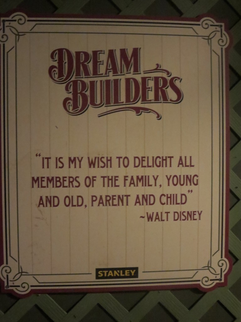 One of the many quotes from Walt
