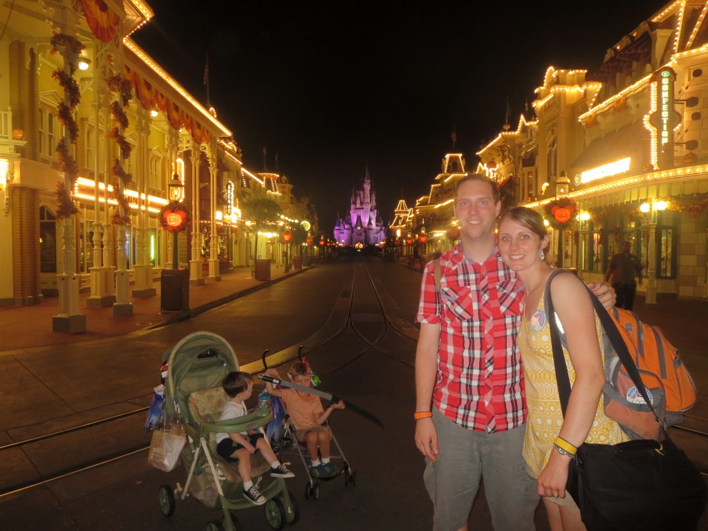 After Hours at the Magic Kingdom, as some of the last to leave