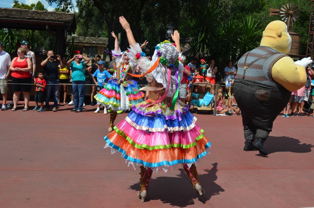 Check out those lace-up boots!