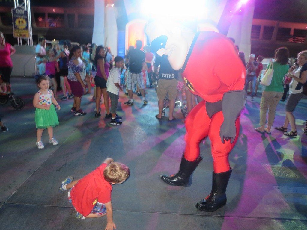 Our son came out of his shell and started break dancing at the character dance parties!