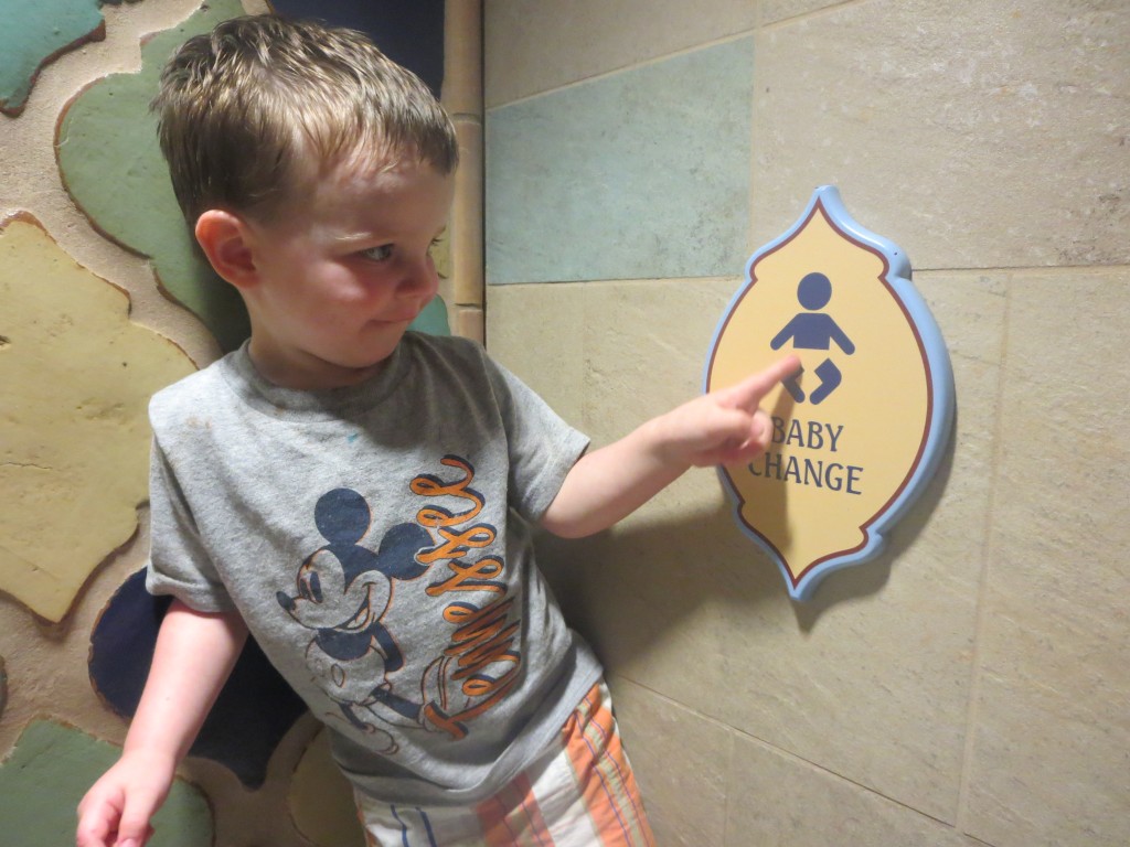 Baby Bathroom Sign