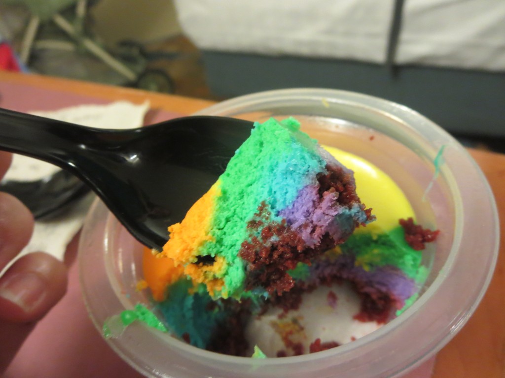 Tie Dye Cheesecake