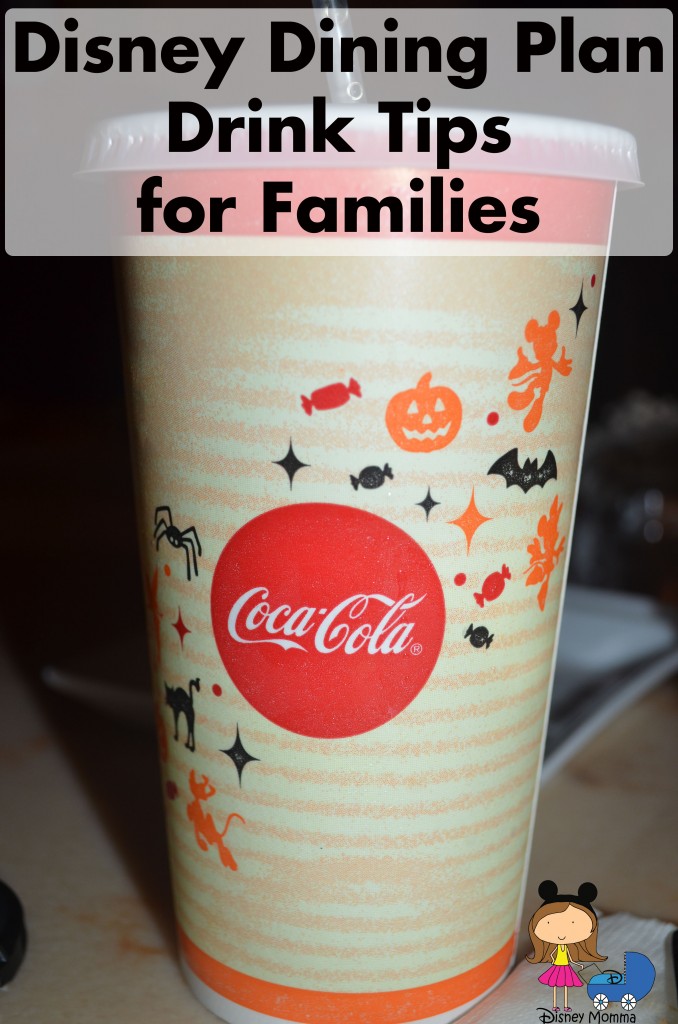 Disney Dining Plan Drink Tips for Families